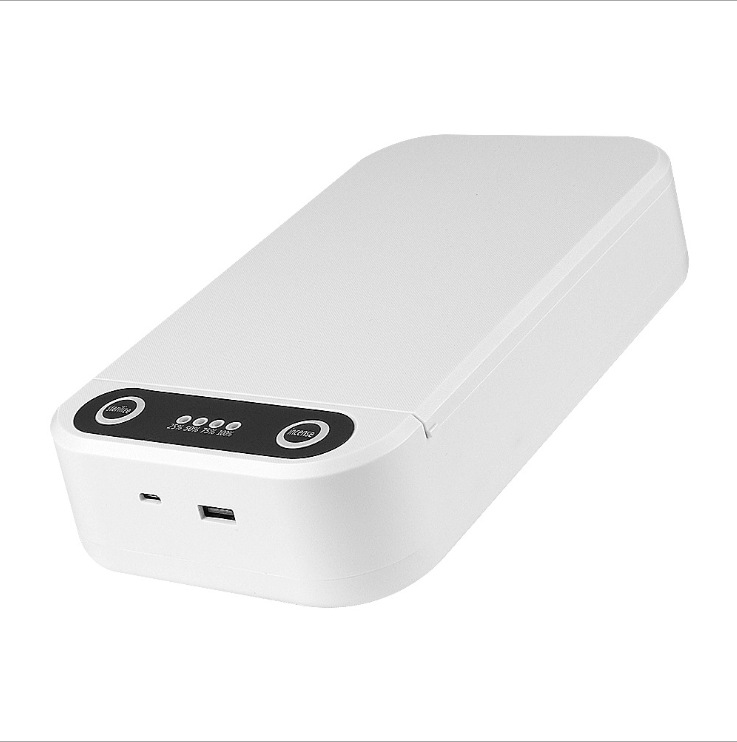 Горячая продажа USB UV UVC сотовый телефон дезинфицирующее средство для быстрой очистки LED ароматерапия функция очиститель коробка