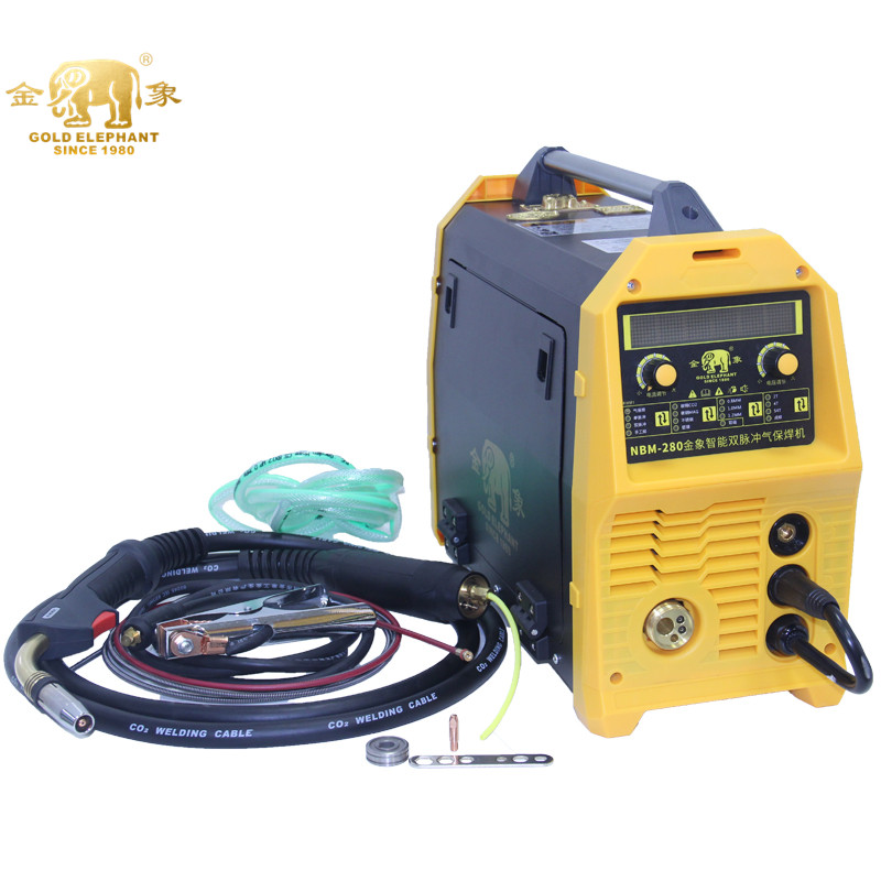 NBM-280 новый продукт инвертор Алюминий для продажи двойной импульсный Mig Gasless МиГ сварочный аппарат