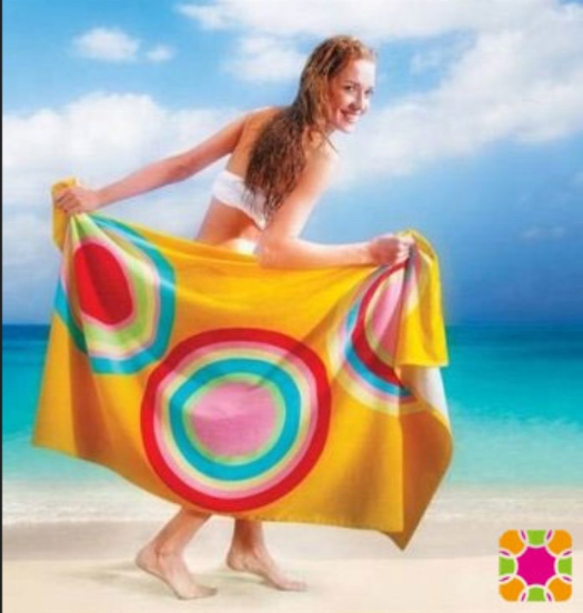 China Supplier Wholesale Clothing Luxury Quality at Unbeatable Price 100% Cotton Velour Reactive Printed Beach Towel/ Bath Towel