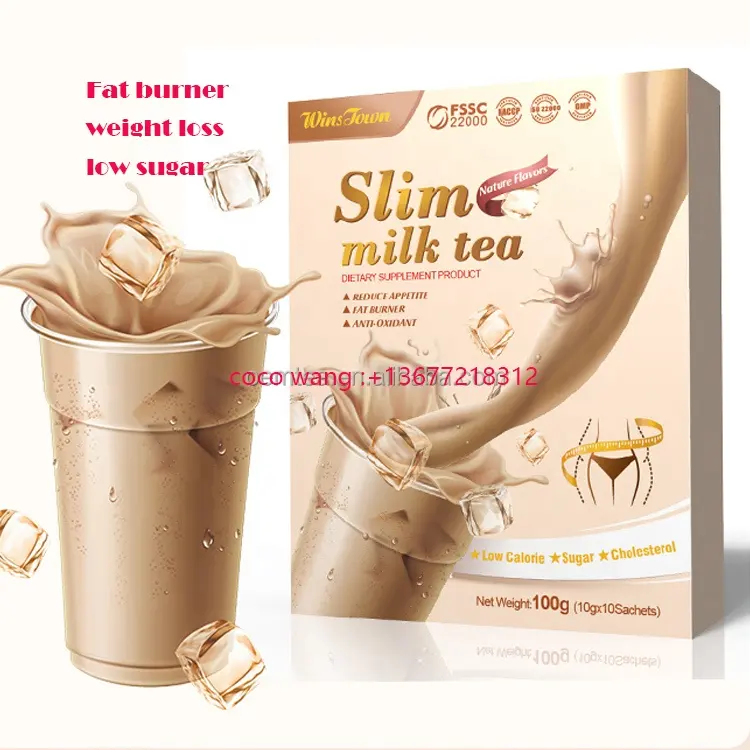 Slim Milk Tea Original taste milk tea can reduce belly fat burning delicious weight loss and detox