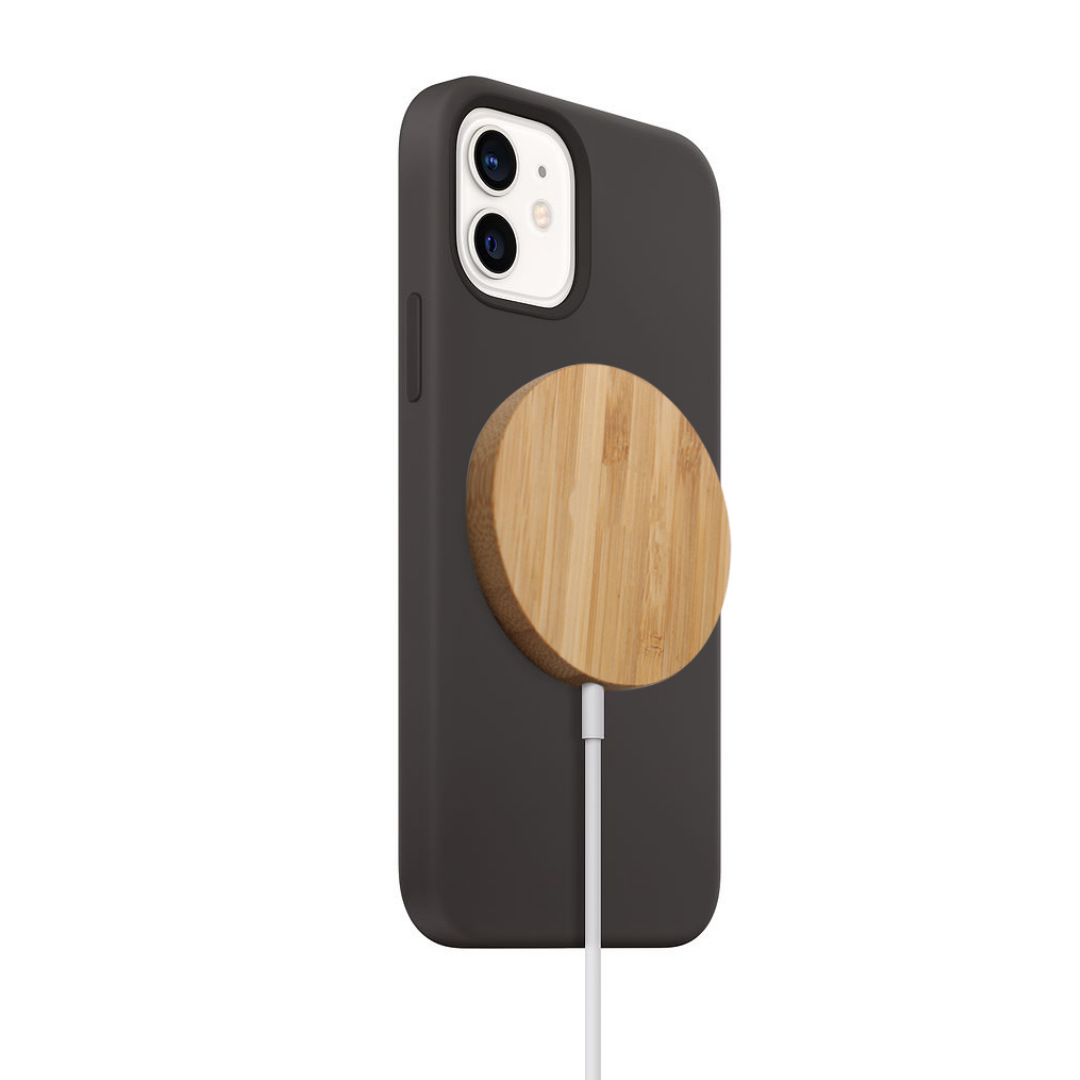 OEM Magnetic 15W Environmental Wood wireless charger