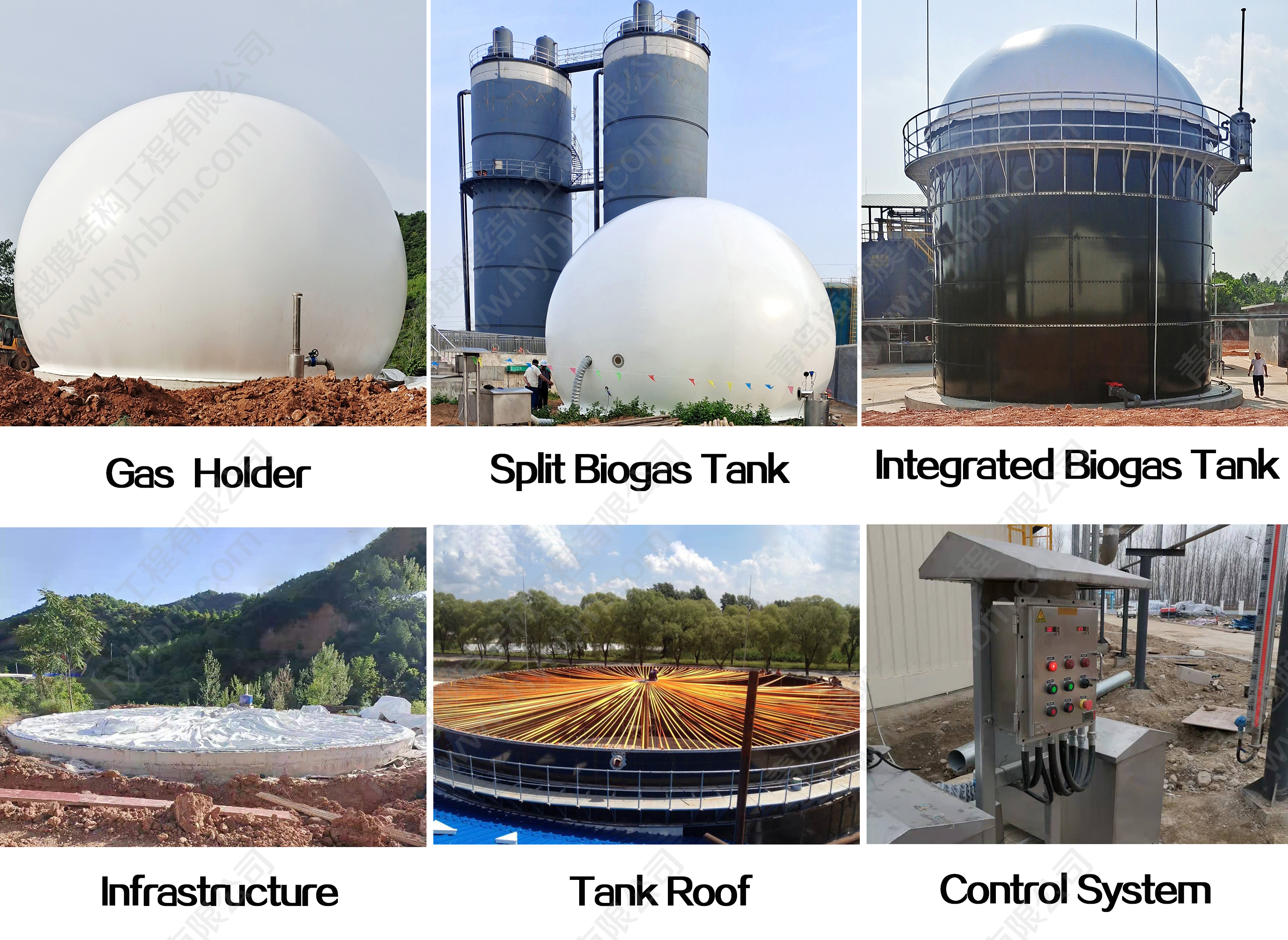 1200 кубических метров biodigester компании "Biogas" и 400m3 газа емкость держателя Биогазовая установка/компании "Biogas" сталь CSTR, метантенк