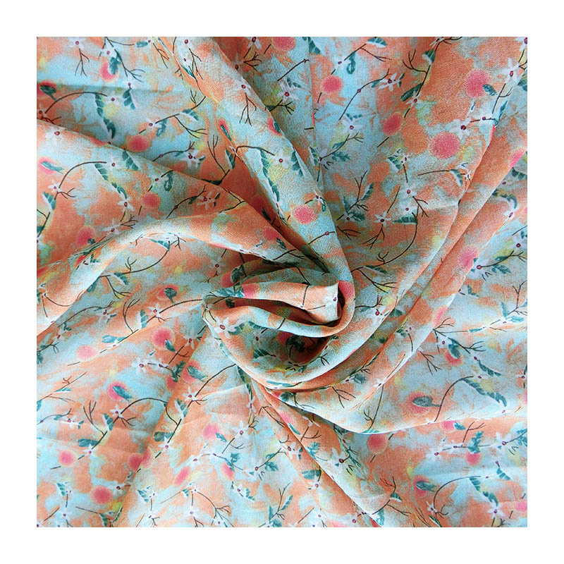 New design linen cotton printed fabric for home Clothing dress
