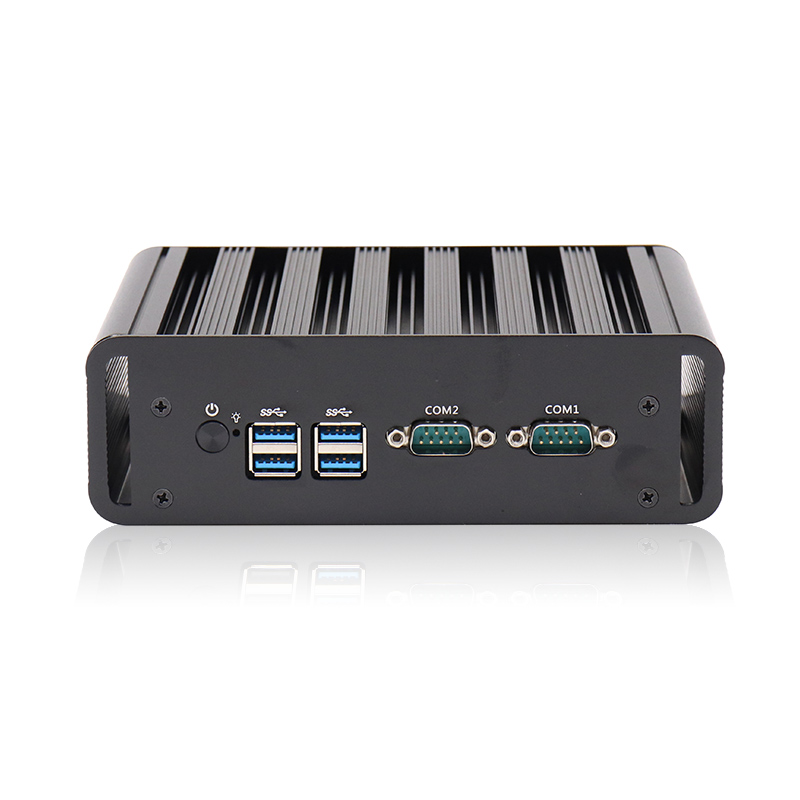 Безвентиляторный Компьютер 5500U с 2 com 2 lan 2 sata window s10 mini pc i7
