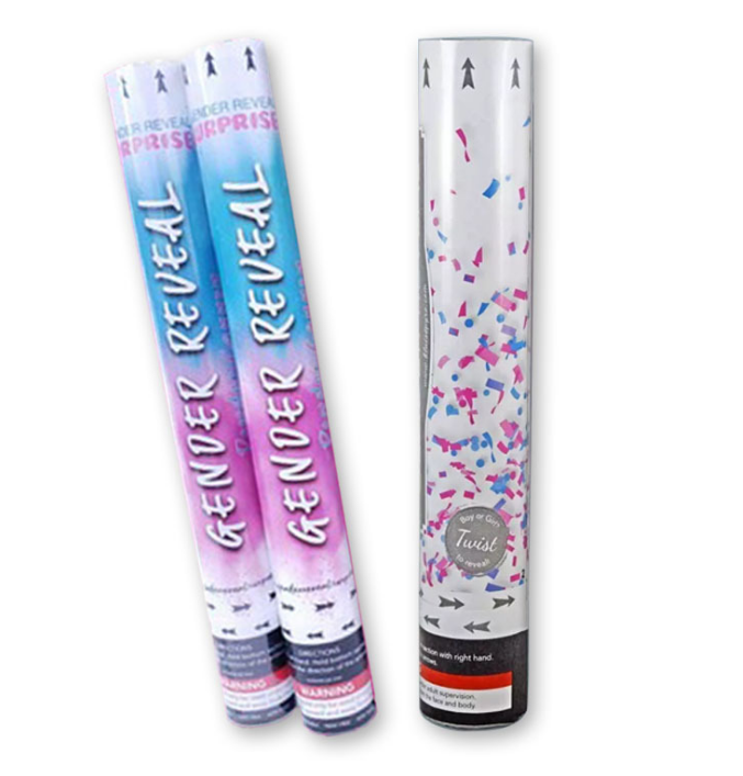2020 Newest product Confetti Cannon Boomwow Baby Gender Reveal Party Supplies Colour Smoke Powder Eco-friendly Tissue Paper