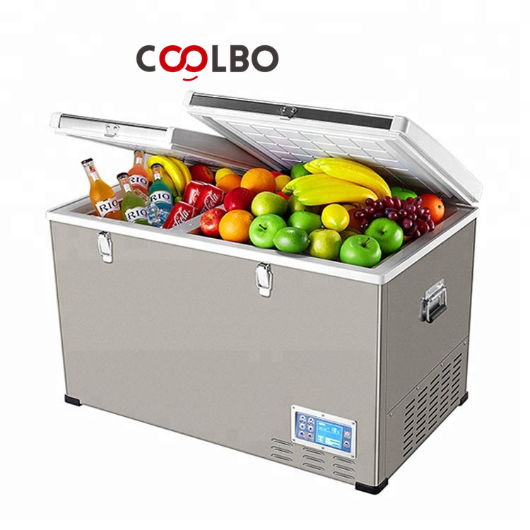 Fast Cooling 125L portable mobile camping outdoor using Compressor Fridge Freezer