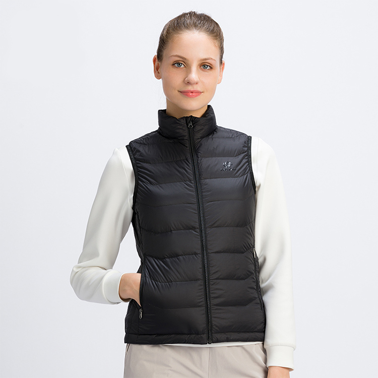 Fashion ladies can receive lightweight down vests and warm down vests in winter