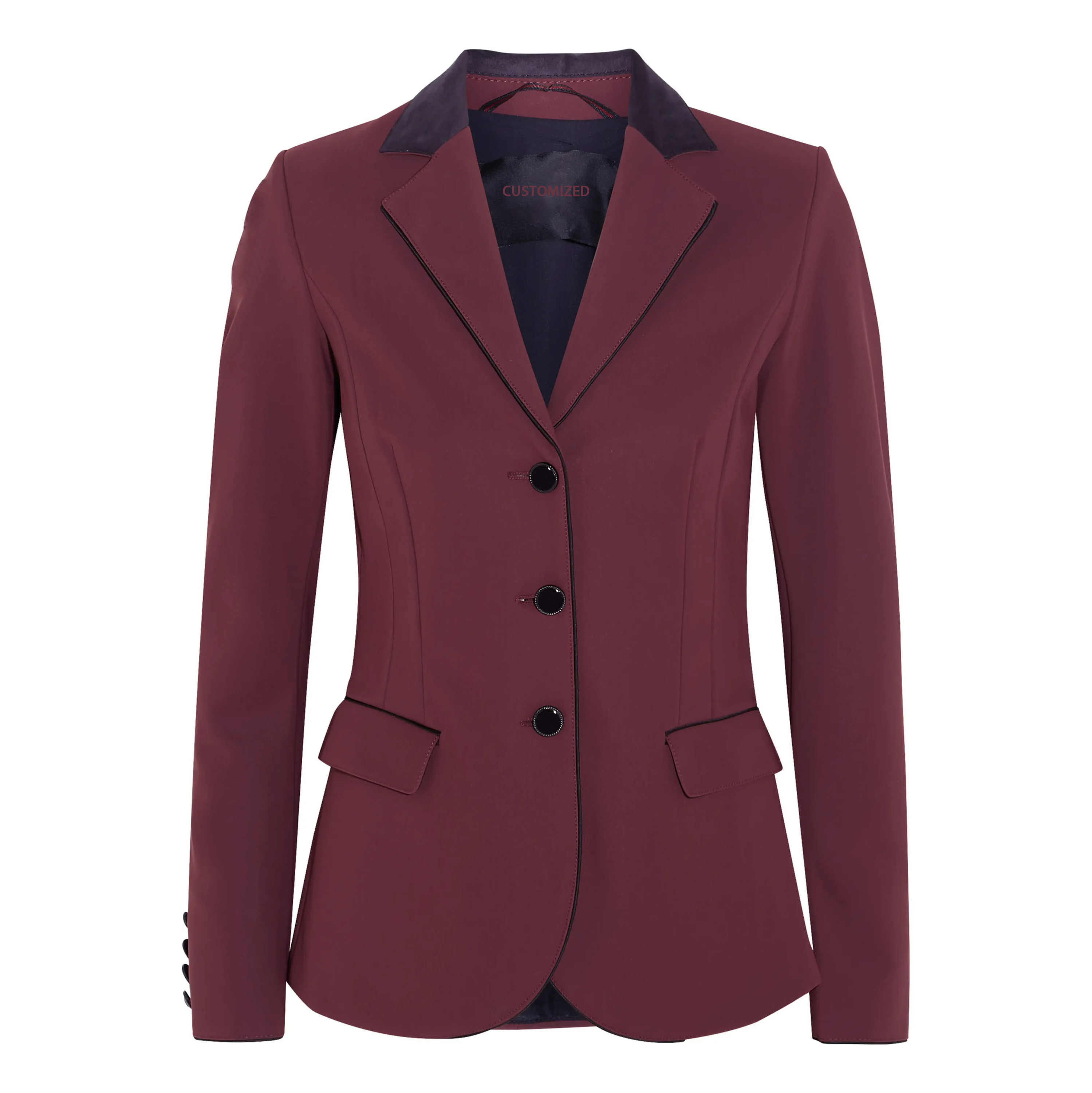 Equestrian Jacket Four-way Stretchy Comfortable Horse Riding Show Jacket High Quality Factory Directly Jumper Jacket