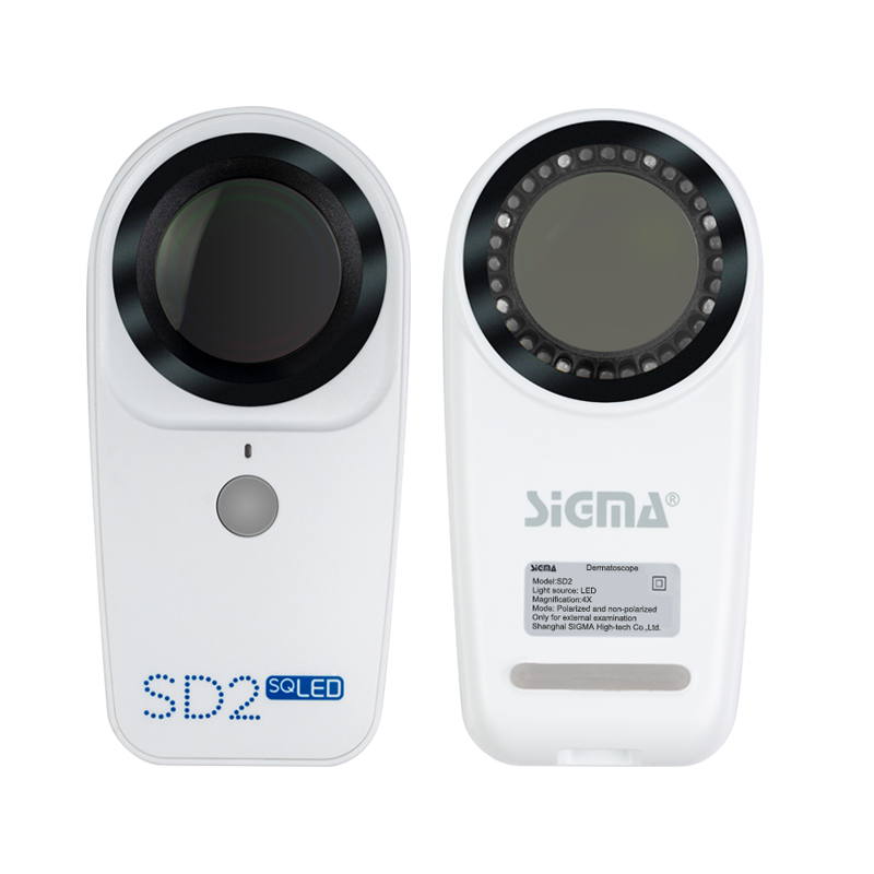 Карманная светодиодная дерматоскопия SIGMA SD2 нового поколения для обследования кожи