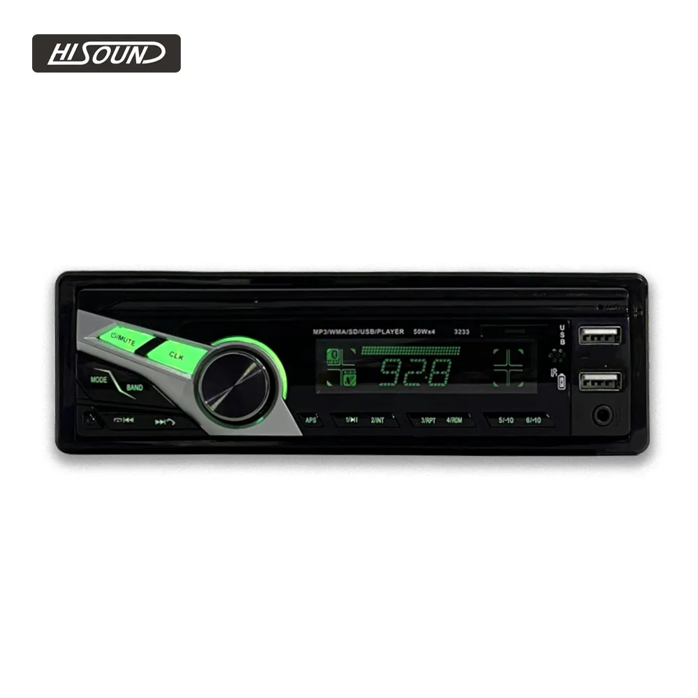 Автомобильный MP3 плеер для приборной панели с BT aux ЖК-экран 7 видов цветов автомобильный стерео 1 din