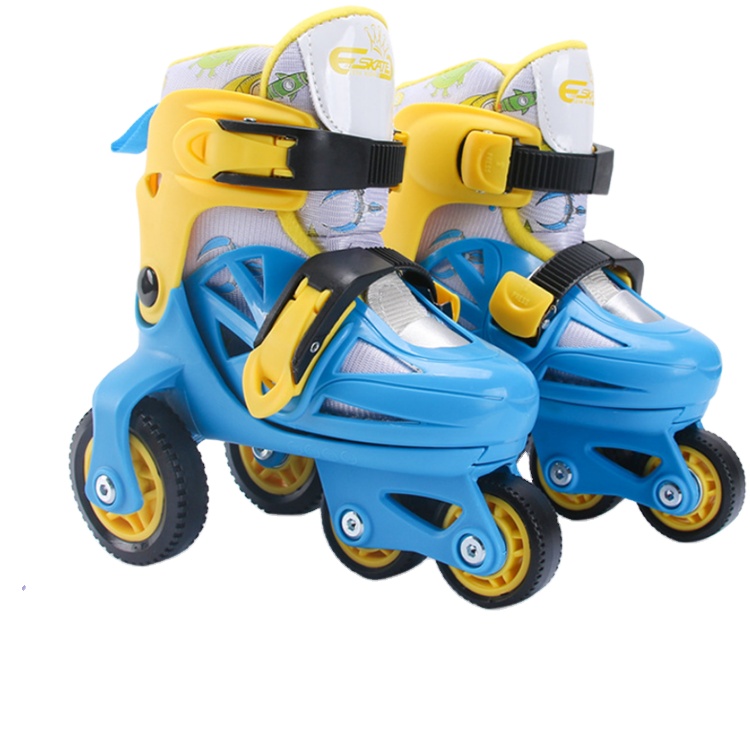 Wholesale Outdoors Kids Skating Shoes Activity Freestyle Adjustable Durable Roller Skate Shoes 4 Wheels Sepatu Roda For