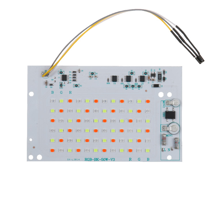 Новейшая Заводская хорошая цена AC220V SMD2835 30w 50w 100w RGB прожектор светодиодный источник света