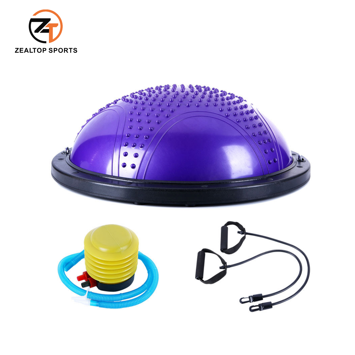 therapy fitness ball for balance labor birthing 58/65cm half balance ball half ball factory