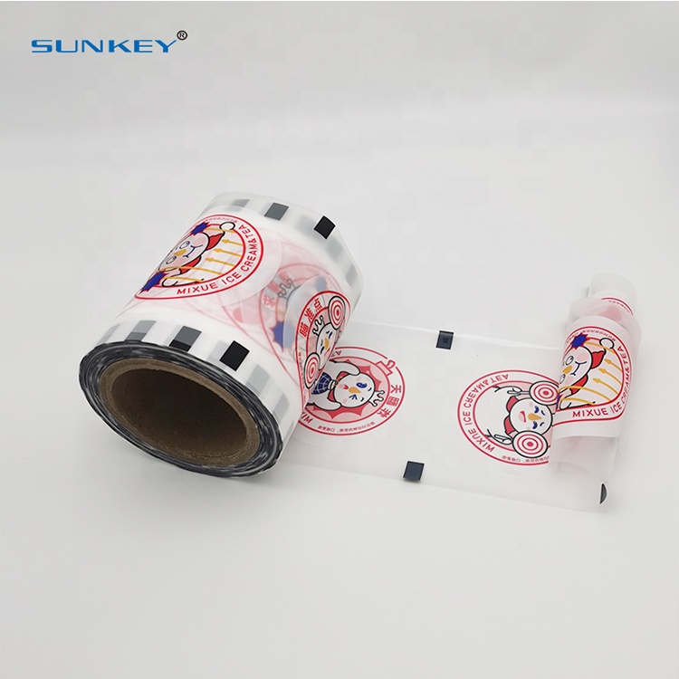 Custom Printed Digital Connection Film Hot Teacup Sealing Film Bubble Tea Cup Sealing Film