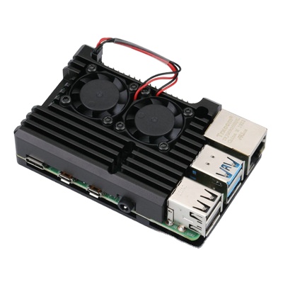 Корпус для Raspberry Pi 4 поколения, металлический корпус для Raspberry Pi 4 поколения B + корпус из алюминиевого сплава, аксессуары для корпуса с покрытием 4B