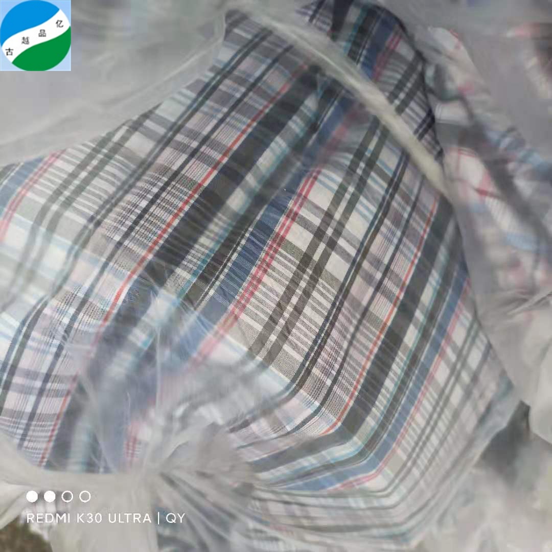 100% polyester yarn dyed plaid fabric stock fabric