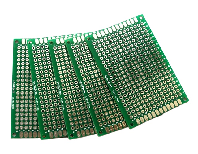 Двухсторонний Прототип PCB Универсальный печатные платы (4*6 см)