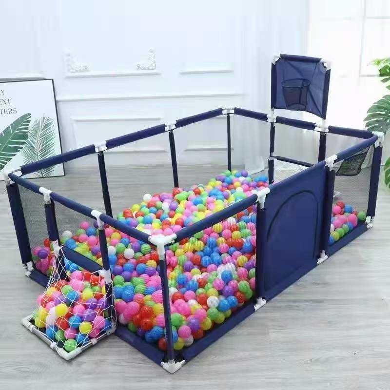 Manufactory Large Foldable Portable Playpen For Baby Travel Fence Play Yard Children's Safety Mesh Folding Baby Playpens