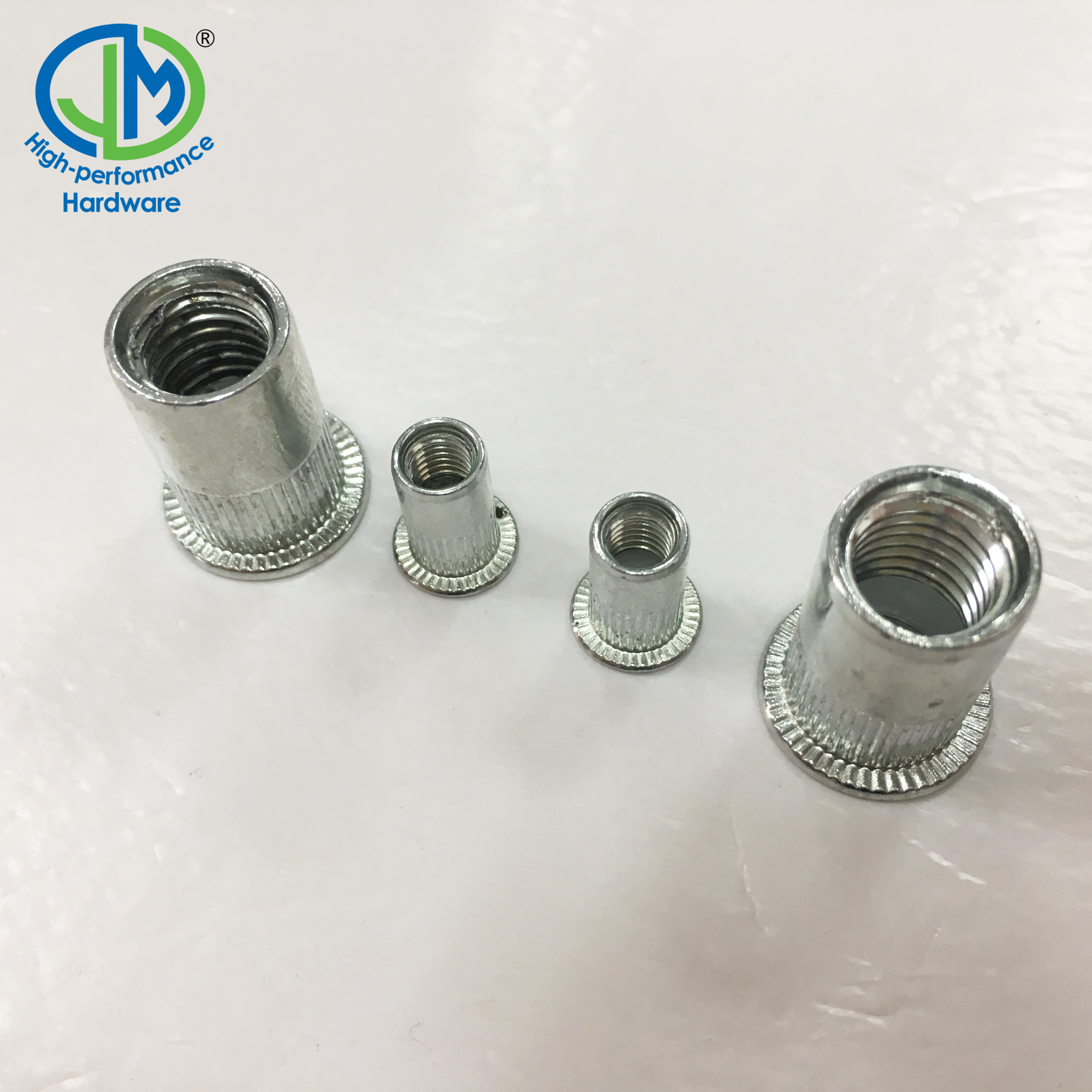 Tuerca Remache M6 M8 M10 Carbon Steel Flat Head Blind Rivet Nut