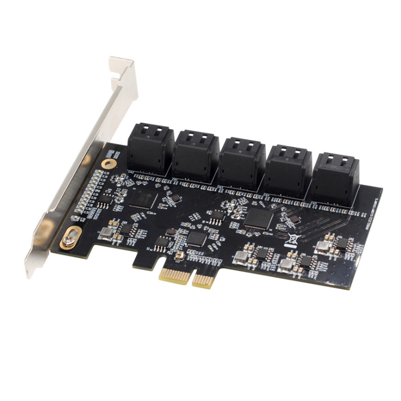 SATA3.0 адаптер PCI-E 10 портов PCI Express X4 X8 X16 SATA 3,0 интерфейс 6 Гбит/с Скорость карты расширения контроллер для ЧИА