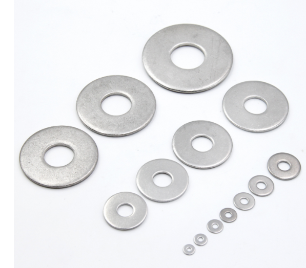 China Manufactures Wholesale Stainless Steel Lock Metal Spring Round Bolts Nuts Flat Washer