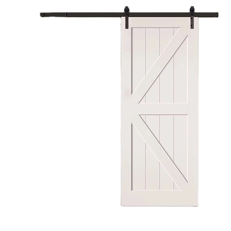 Factory Latest wholesale bathroom interior modern sliding high quality hardware barn door