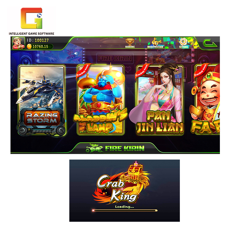 Новейшая Высокая прибыль Fire Kirin Онлайн программное обеспечение казино рыбка настольная игра приложение
