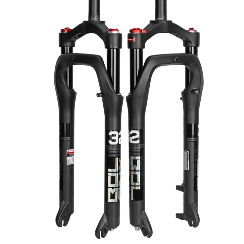MTB Snow fork Bicycle Solo Air front suspension Fat 26 inch Aluminum Alloy Manual/Remote control Bike e-bike Wide tire