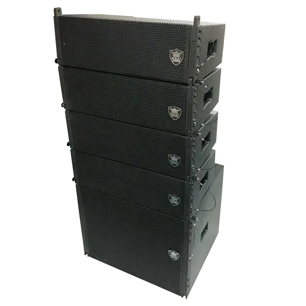 16ohms 4pcs dual 6 inch Two Way line array with 1pcs 15 inch subwoofer professional line array stage speakers system