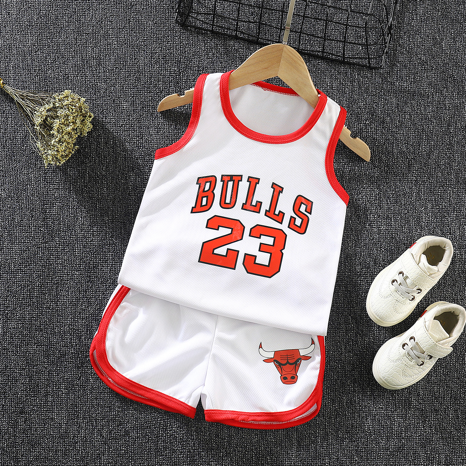 2020 Newborn Unisex Baby Boy Girl Outfits Clothes Summer Basketball Star Number Sports Short Sleeve Jersey