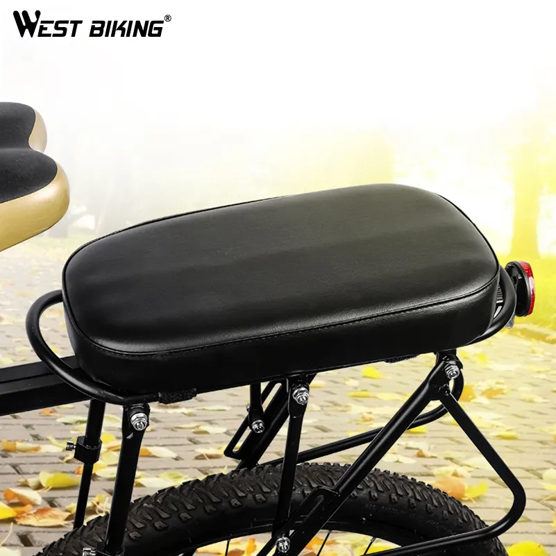 Cycling Rear Saddle HOOk&LOOP Mat Bike Seat Strong Cushion Bicycle Cargo Carrier Bicycle Comfortable Rack Pad Seat