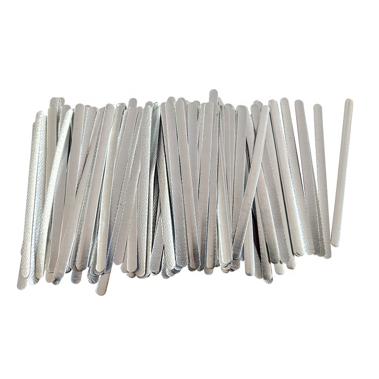 In Stock Durable Metal Hot Melt Glue Aluminum Nose Bridge For Face Mask