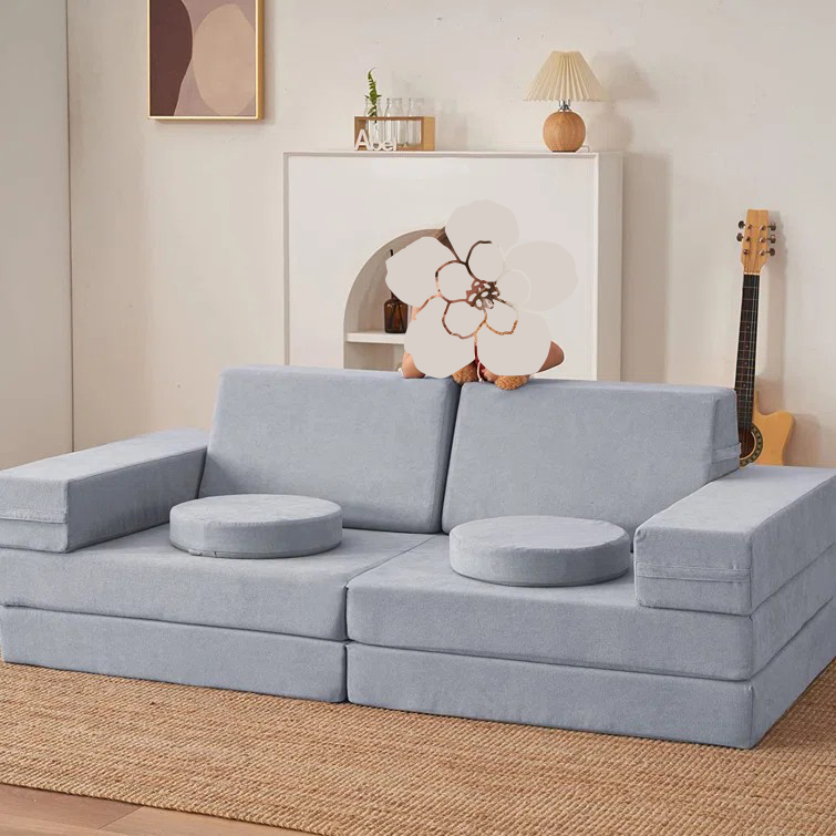 High density gaming sofa 8 modules children's gaming sofa DIY combination sofa factory wholesale for children