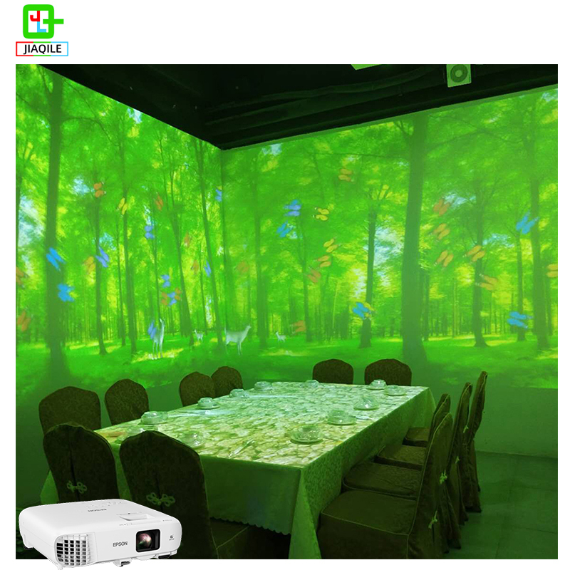 3D holographic projection system immersive restaurant interactive Projector instrument game desktop wall surface