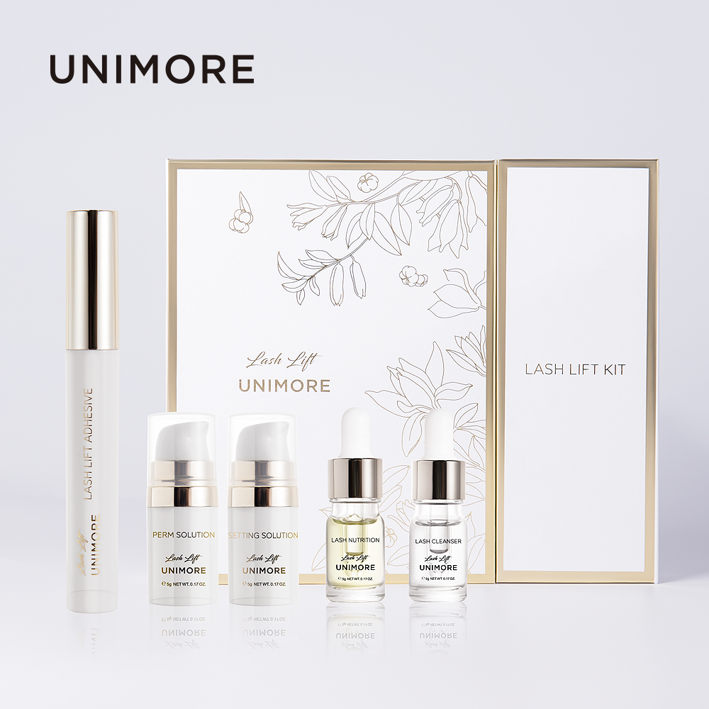 Unimore Korea Solution профессиональная Перманентная фирменная Марка Кератин ресницы лифтинг Перманентная завивка ресниц Набор лосьона