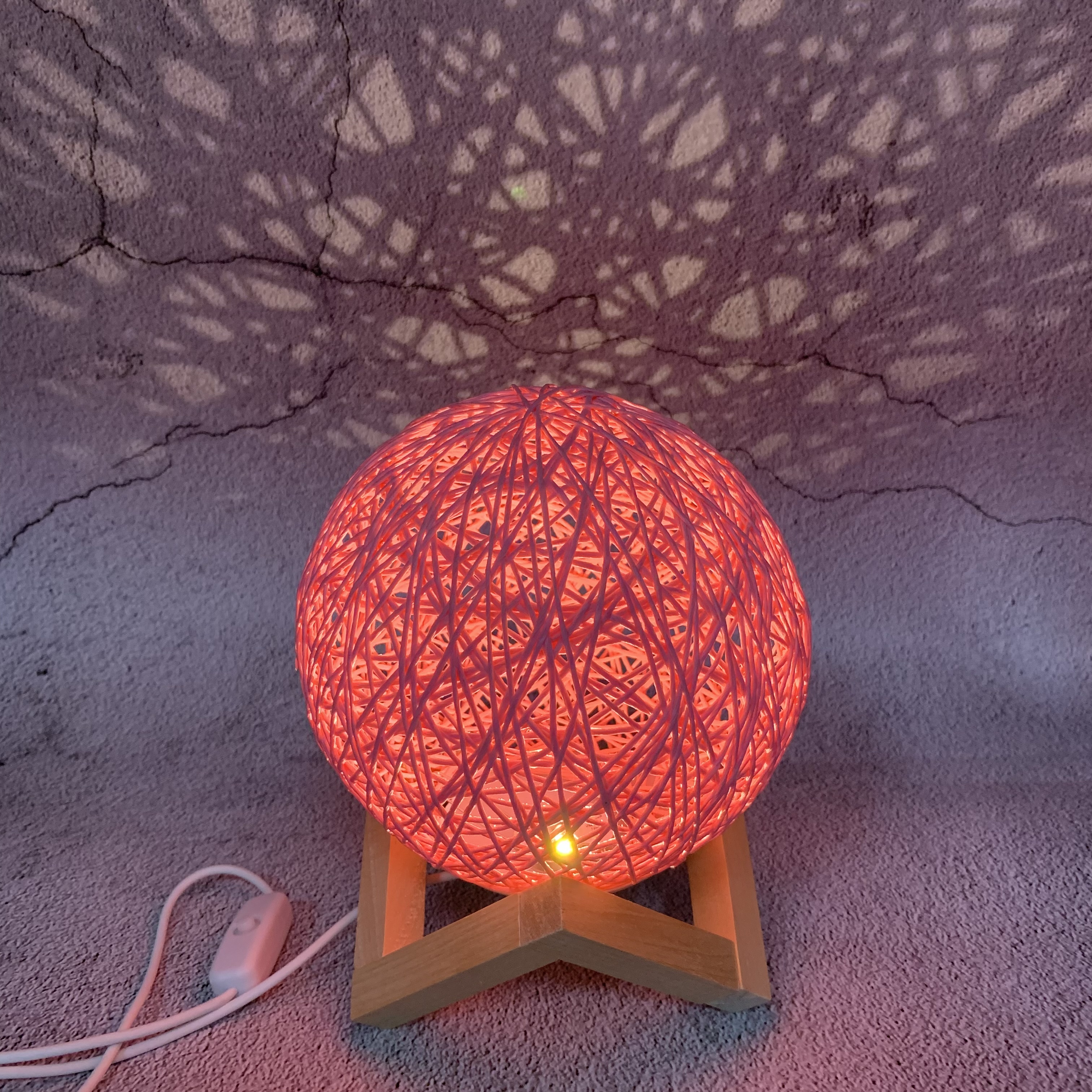3D remote control colorful color changing table lamp creative decoration bedside lamp gift colorful night light