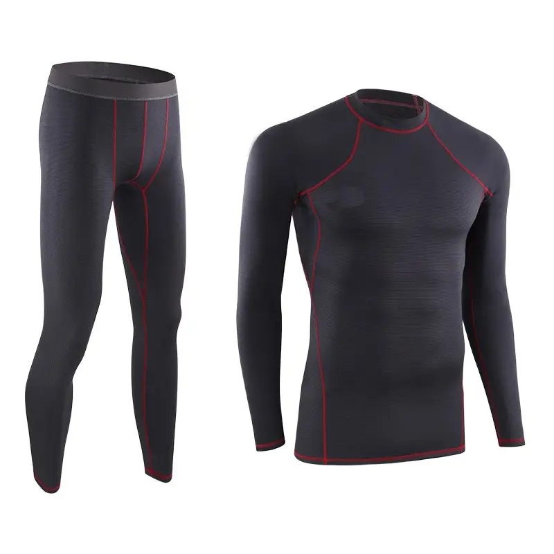 Hunting winter filling material 80% cashmere long mens polyester underwear