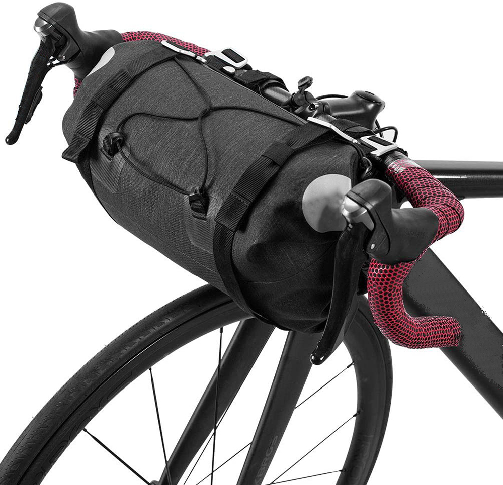 Сумка на руль велосипеда Bikepacking, Большая водонепроницаемая сухая сумка, передний рулон для горных и дорожных велосипедов