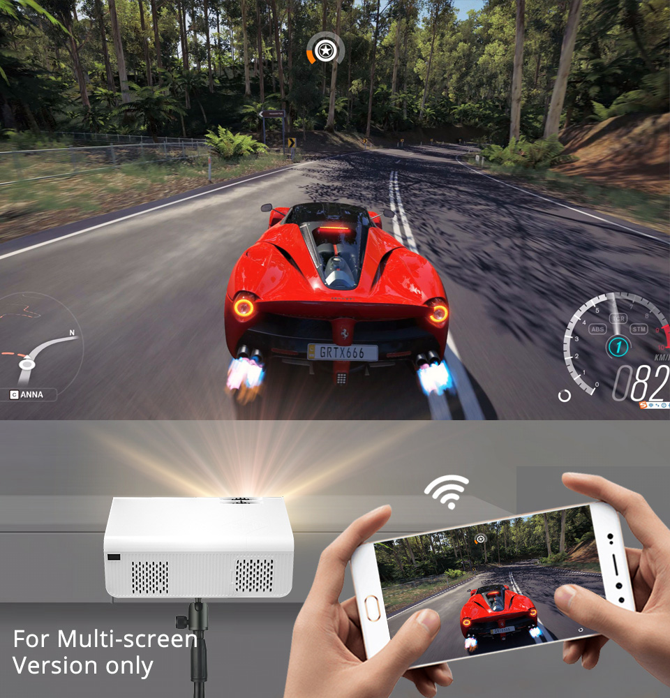 Native 1080p Full HD Projector LED Proyector 1920x 1080P 3D Video Wireless WiFi Multi-Screen Beamer Home Theater