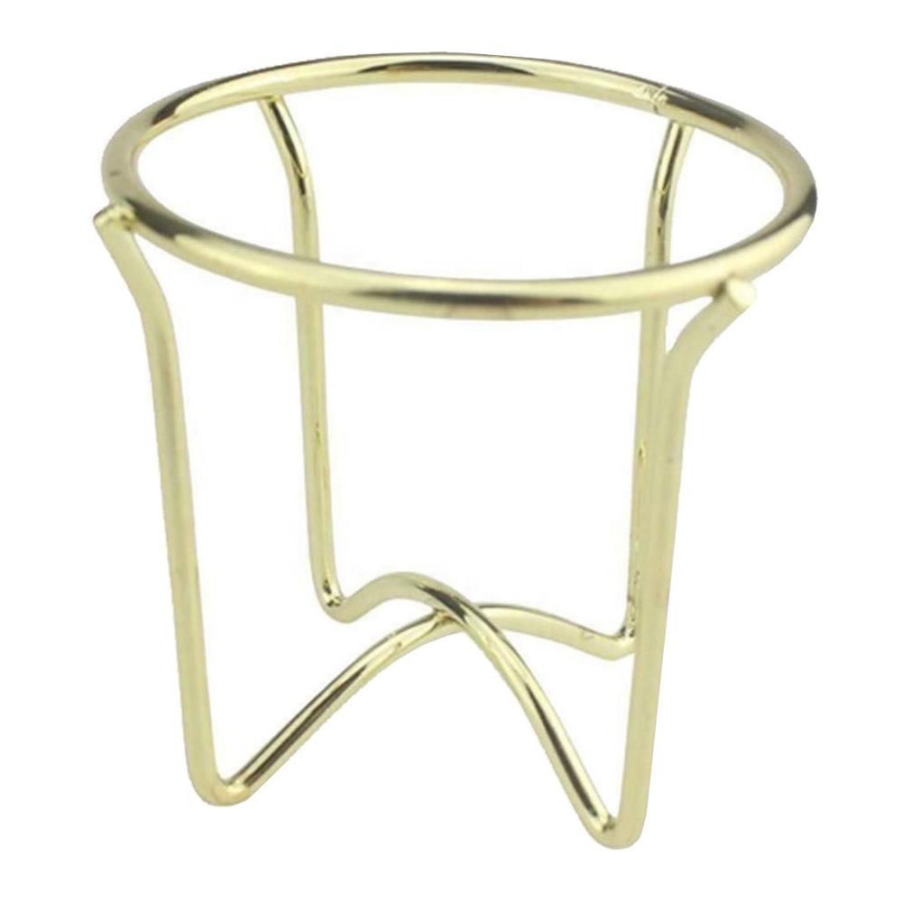 High Quality Custom Golden Color Metal Makeup Sponge Holder