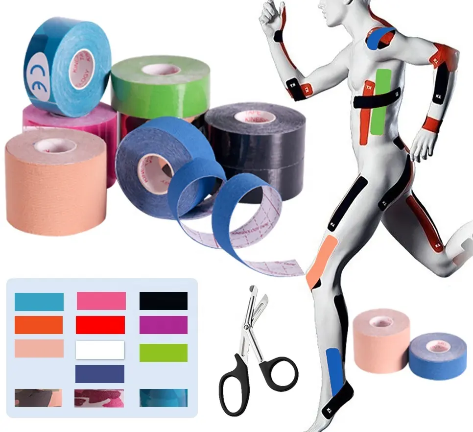 Factory promotional best selling products kinesiology tape China Factory Kinesiology Tape Sports Tape Kinesiology