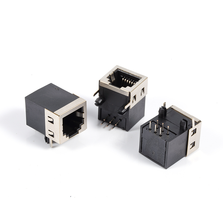 Высокое качество 8P8C женский RJ45 разъем 1*1 Ethernet половина-экранированный половина-pack разъем