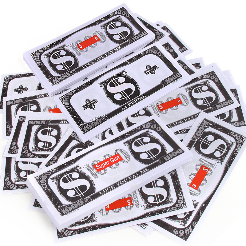 100pcs Banknotes Money spray gun dollar wedding banknotes Christmas party props Artificial Paper Money