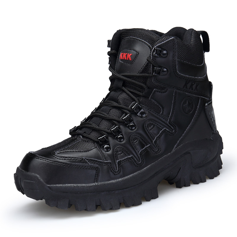 Wholesale new design high quality custom logo non-slip hiking shoes for men