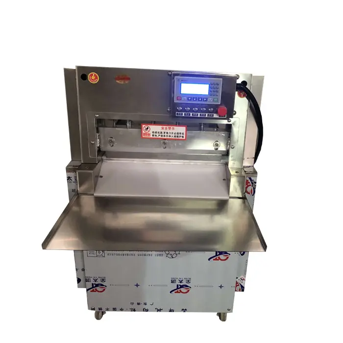 commercial full automatic meat slicer chicken fish beef industrial frozen meat slicer high speed