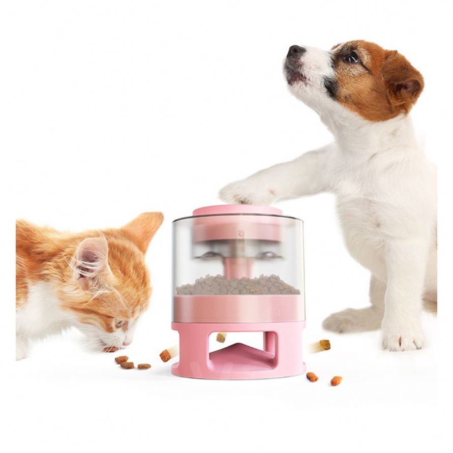 New Hot selling dog toy food dispenser cat toy interactive pet toy slow food dispenser