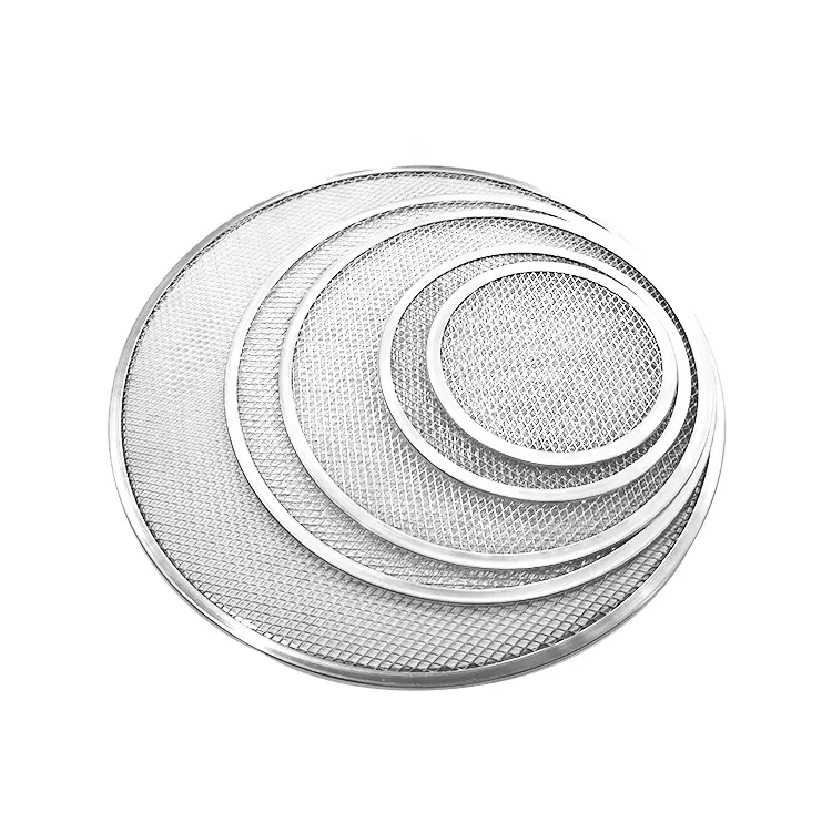 Mesh Pizza Tray 10 Inch Round Mesh Pizza Tray Perforated Pizza Pan Baking Tray Baking Pan Aluminum Pizza Screen For Bakery Or Bar Or Restaurant