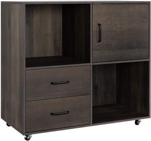 Storage Custom Furniture Luxury 2-Drawer Movable Filing Cabinet