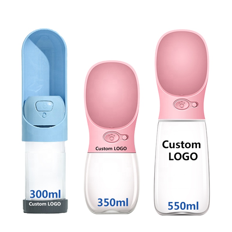 Manufacturer Free Sample Botella De Agua Para Perros Plastic Travel Drink Feeder Portable Pet Dog Water Bottle