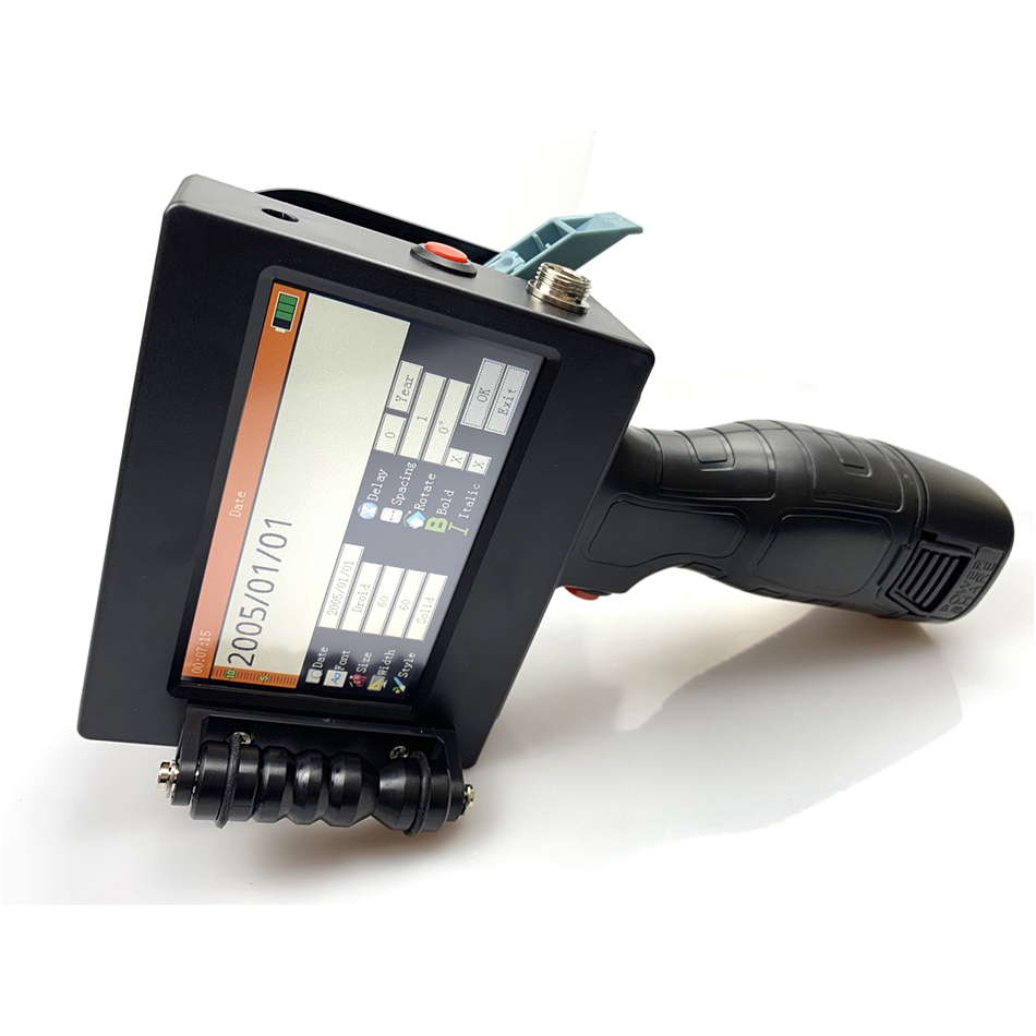 INCODE low price handle expiry date handheld portable impresora de chorro de tinta coding logo thermal machines inkjet printer